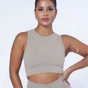 WBK workouts by Katya LATTE contour tank